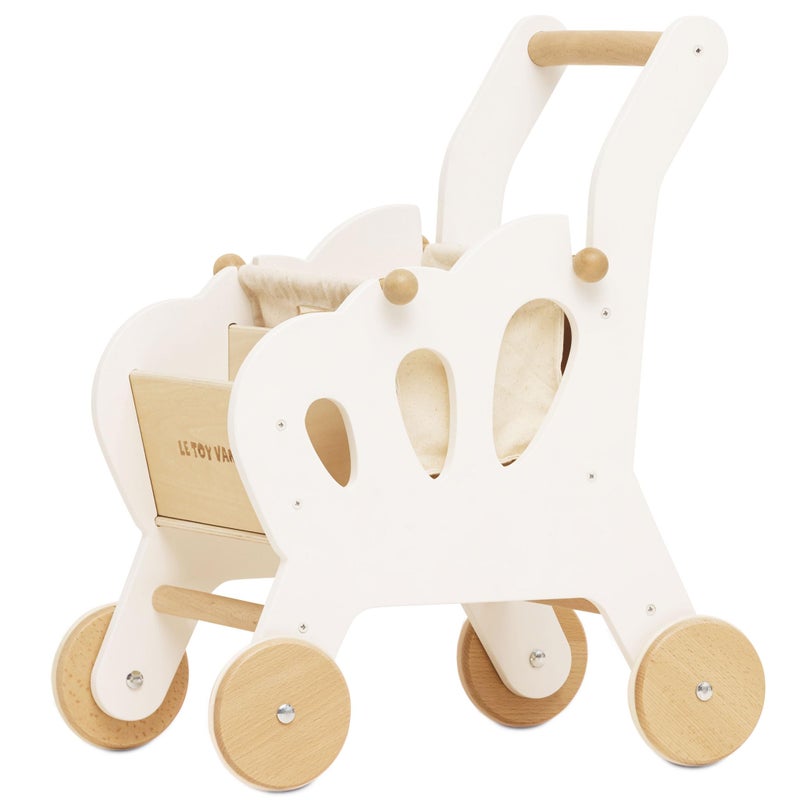 Le Toy Van - Educational Wooden Toy Role Play Grocery Store Shopping Trolley | Boys Or Girls Pretend Play Supermarket Playset - for Ages 3+ - Image 1